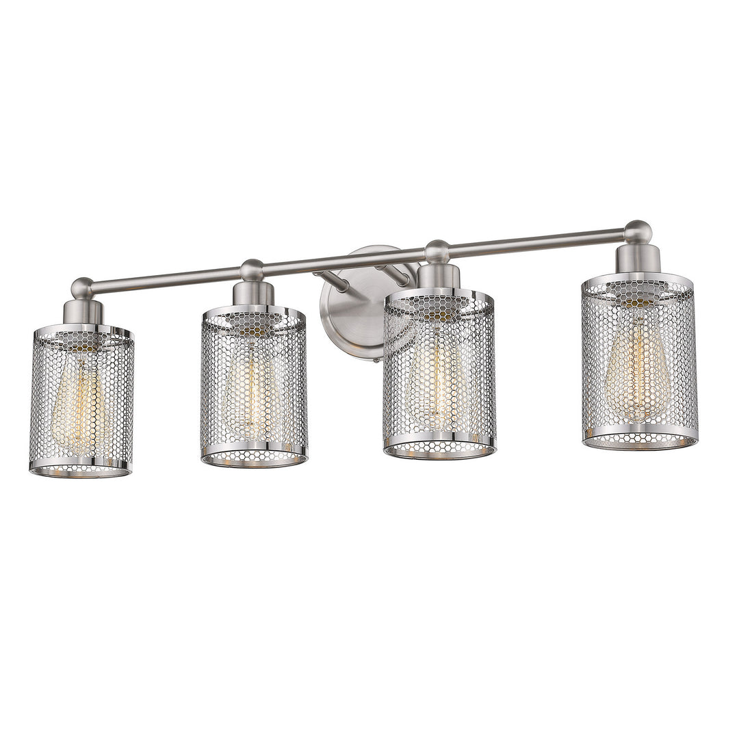 Eglo Verona 203464A Bath Vanity Light 7 in. wide - Brushed Nickel