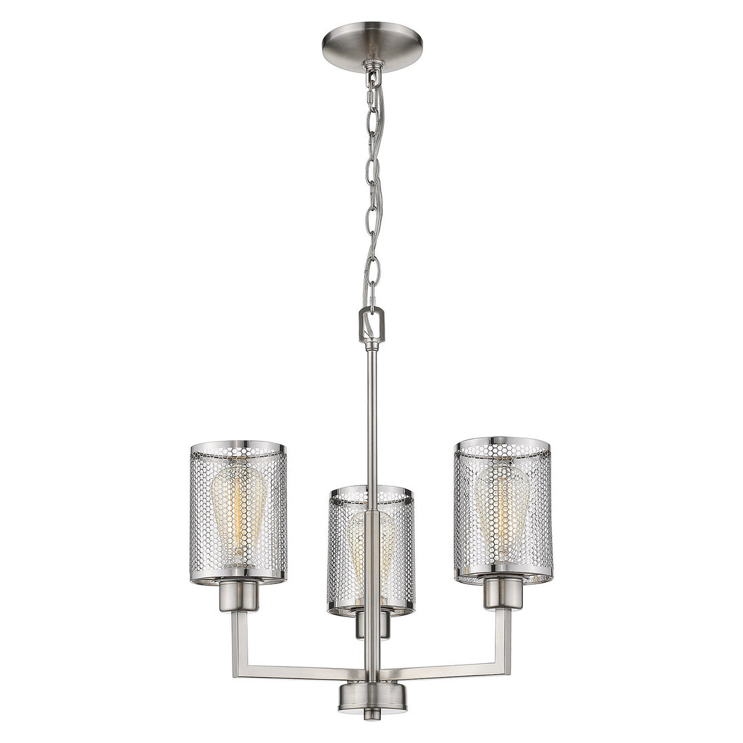 Eglo Verona 203468A Chandelier Light - Brushed Nickel