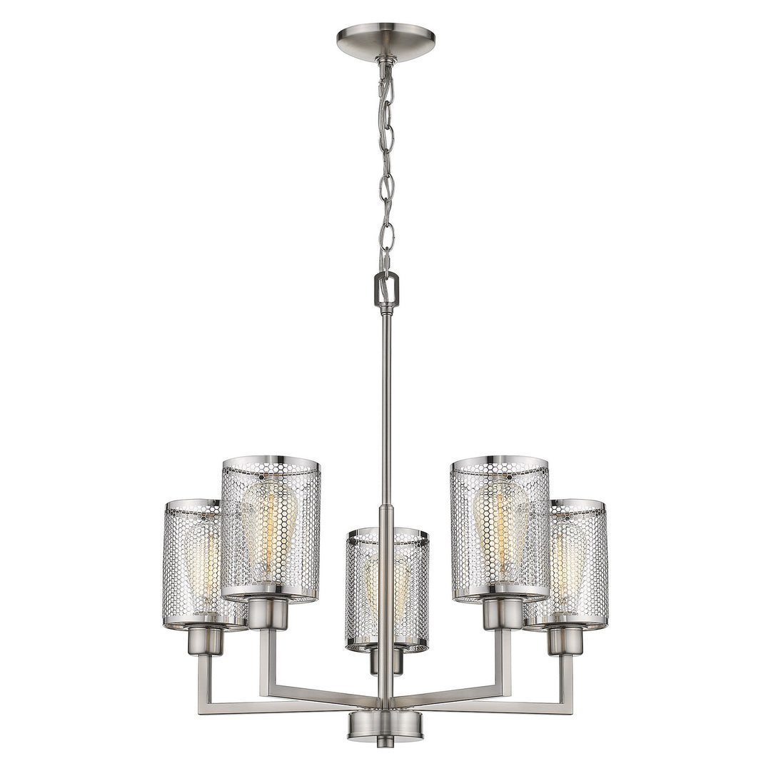 Eglo Verona 203471A Chandelier Light - Brushed Nickel