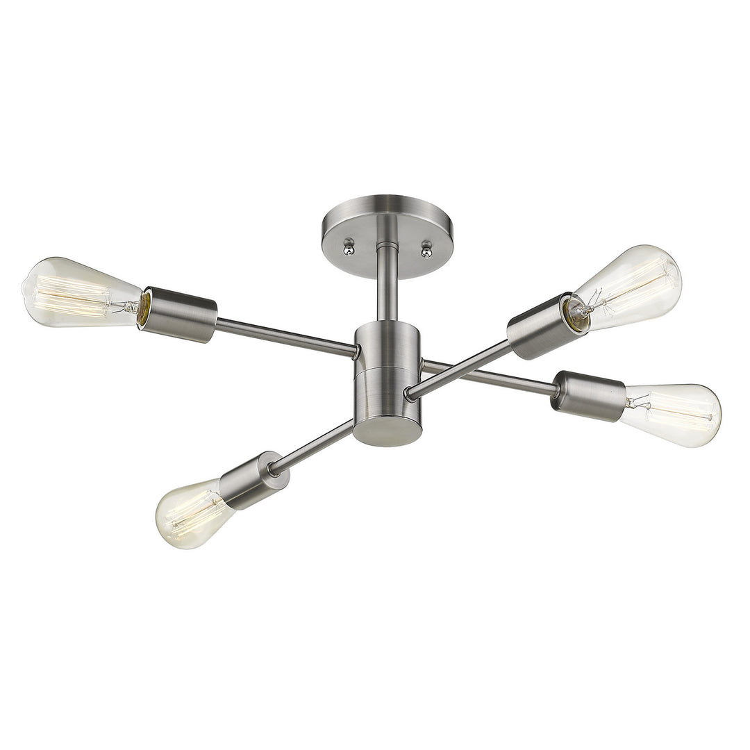 Eglo Willsboro 203484A Ceiling Light - Polished Nickel