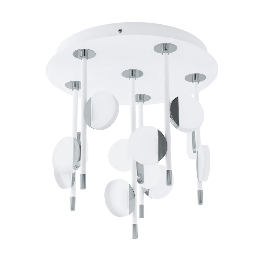 Eglo Olindra 96968A Ceiling Light - White & Chrome