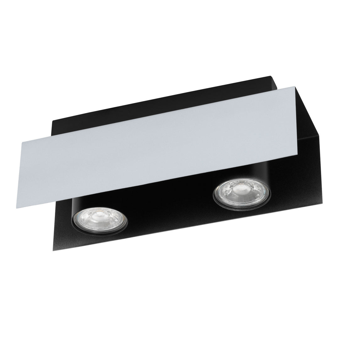 Eglo Viserba 97395A Ceiling Light - Aluminum/Black