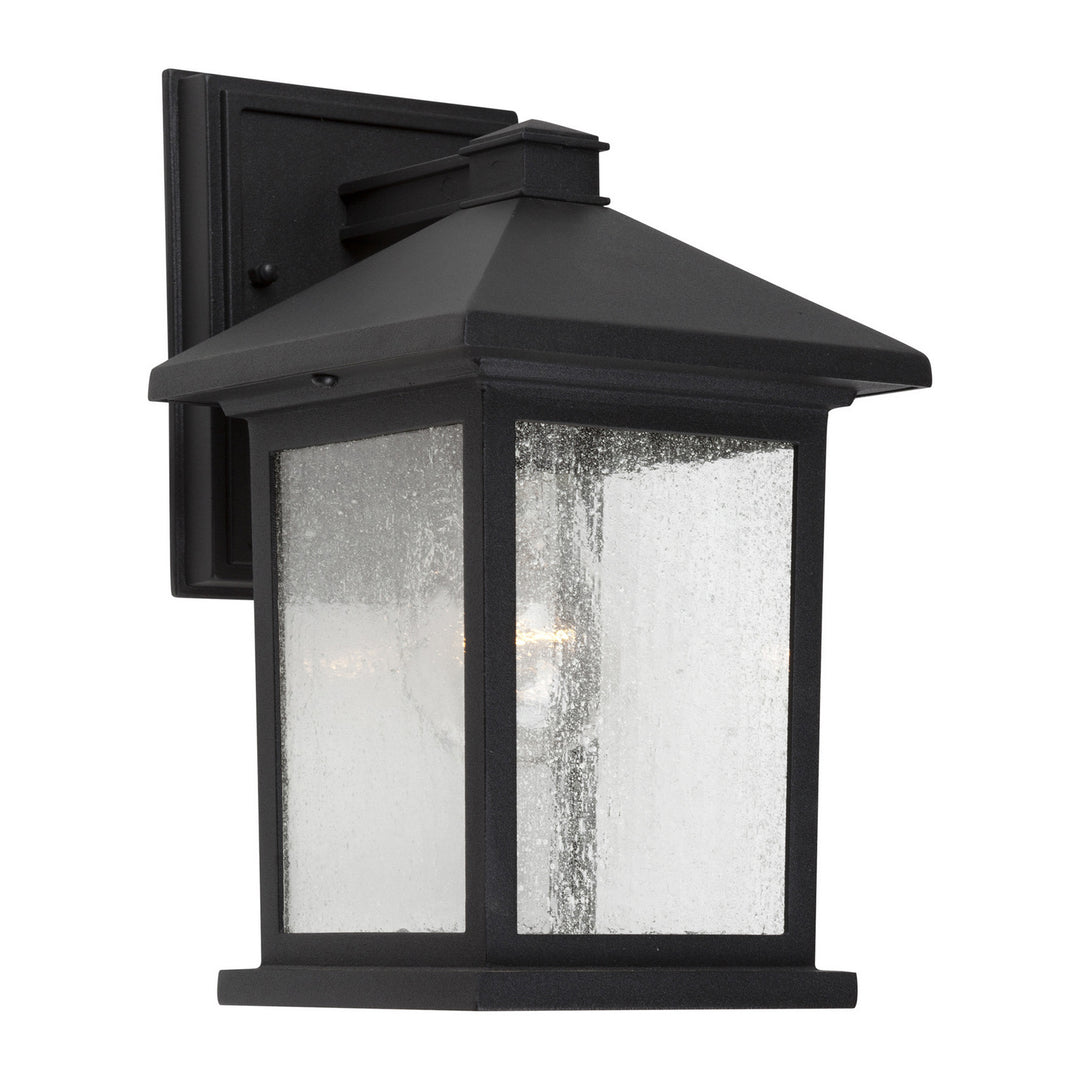 Forte Lighting 1855-01-04  One Light Lantern Outdoor Black