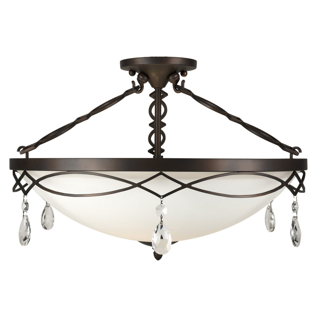 Forte 2498-04-32 Ceiling Light - Antique Bronze