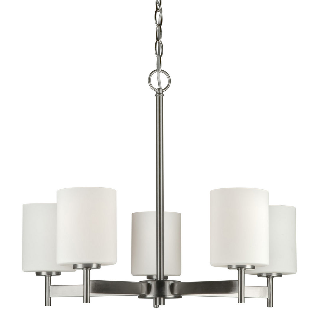 Forte 2645-05-55 Chandelier Light - Brushed Nickel