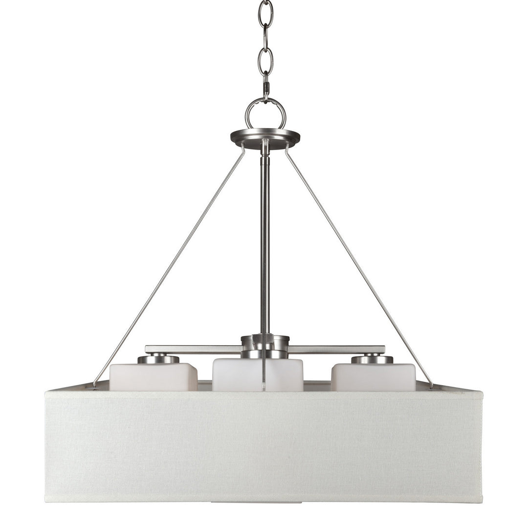 Forte 2658-04-55 Chandelier Light - Brushed Nickel