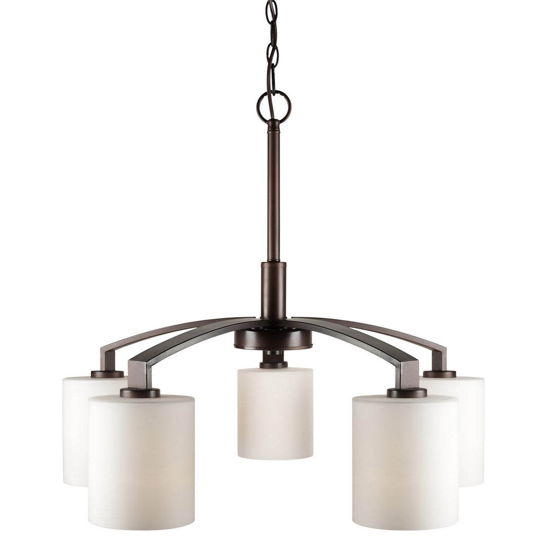 Forte 2683-05-32 Chandelier Light - Antique Bronze