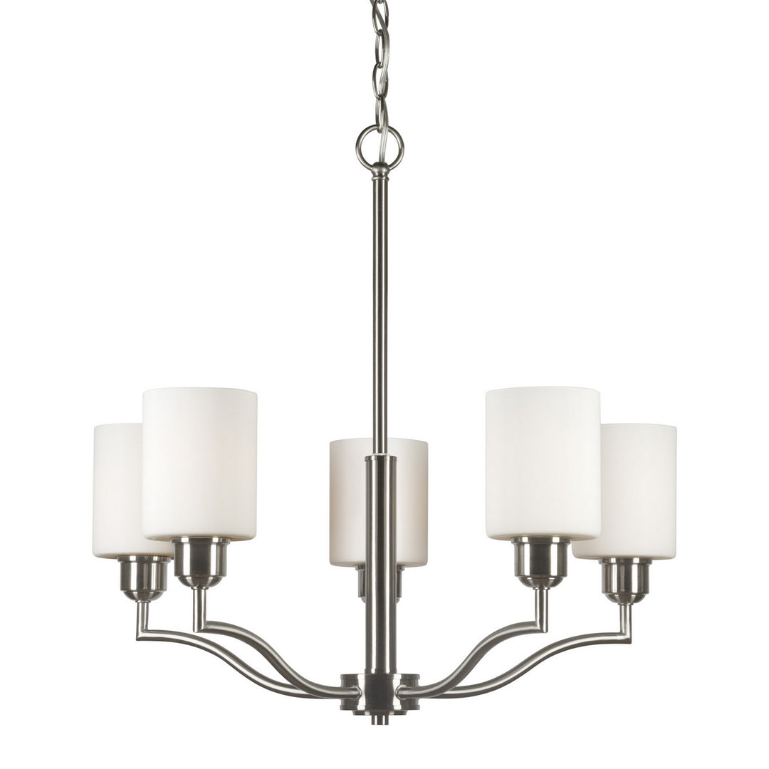 Forte 2714-05-55 Chandelier Light - Brushed Nickel