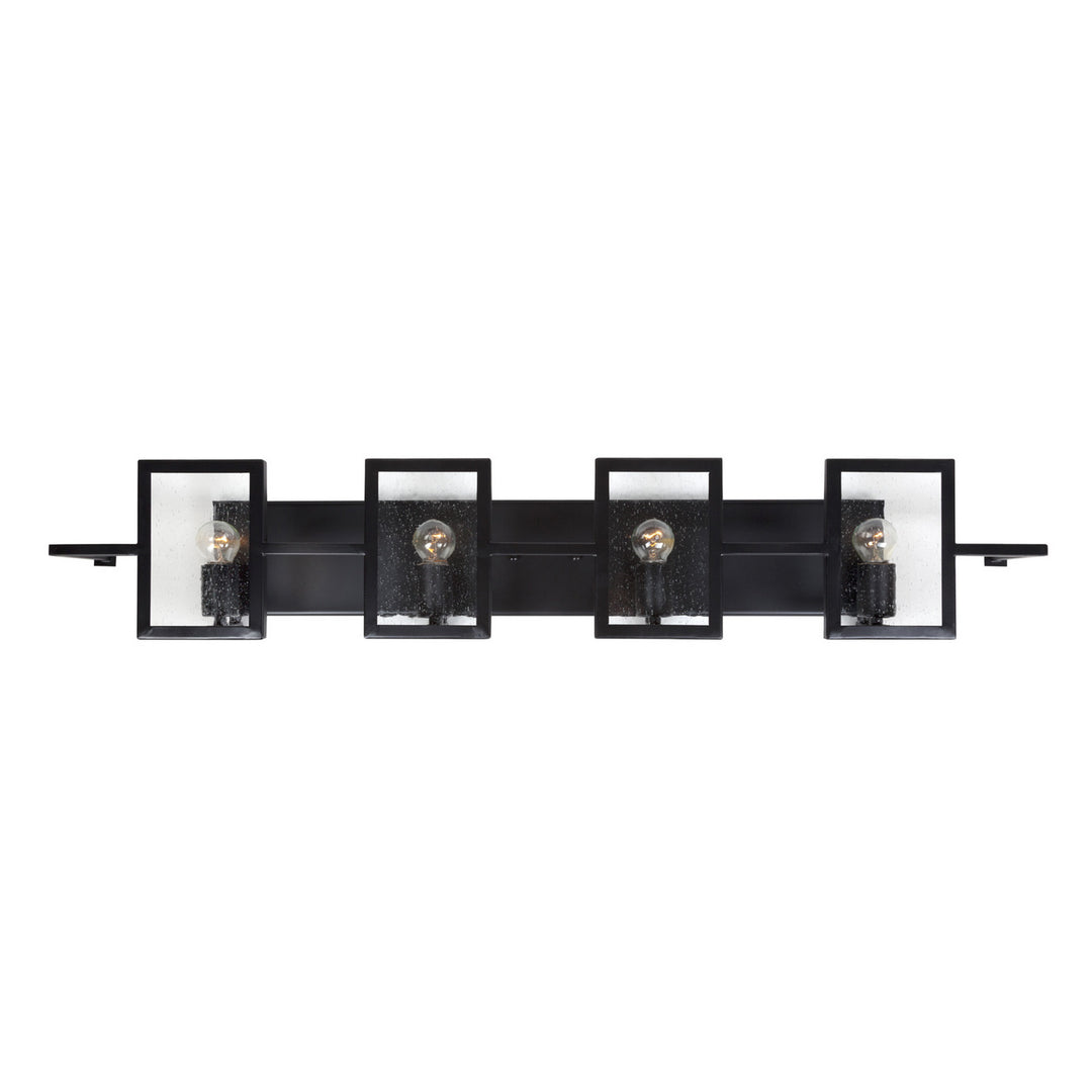 Forte 5114-04-04 Bath Vanity Light 40 in. wide - Black