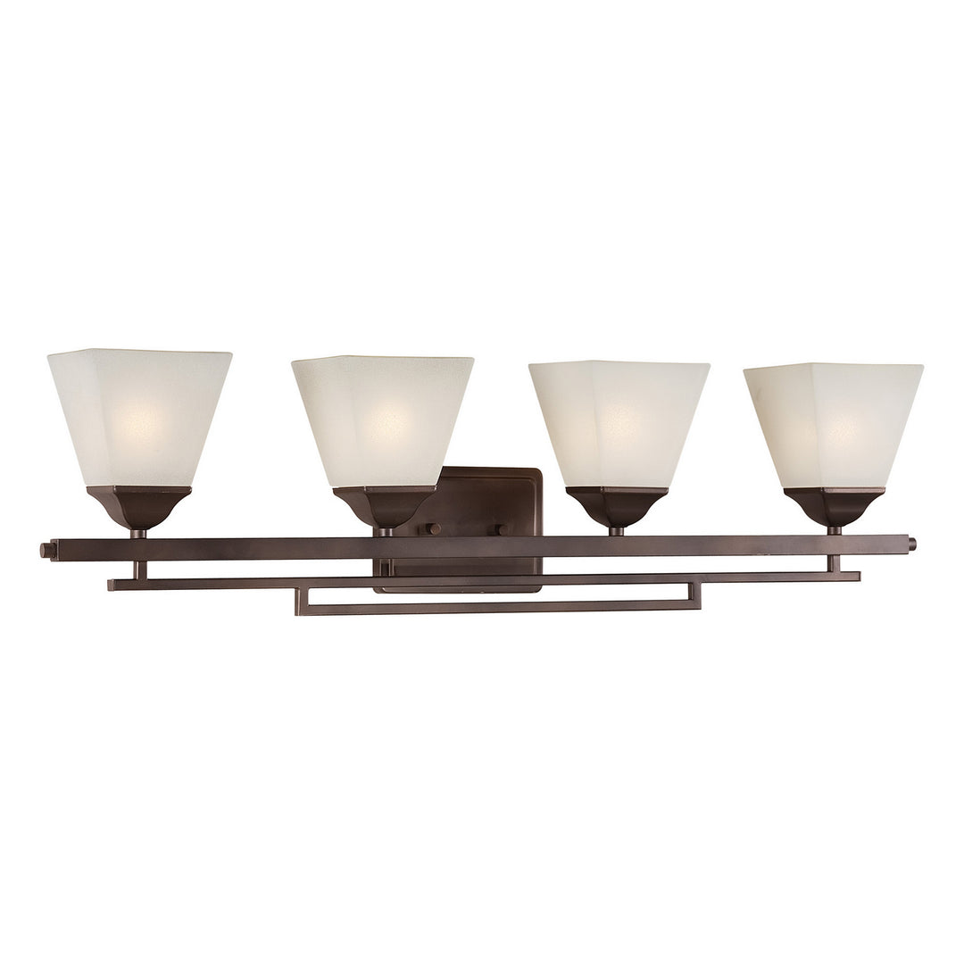 Forte 5184-04-32 Bath Vanity Light 34 in. wide - Antique Bronze