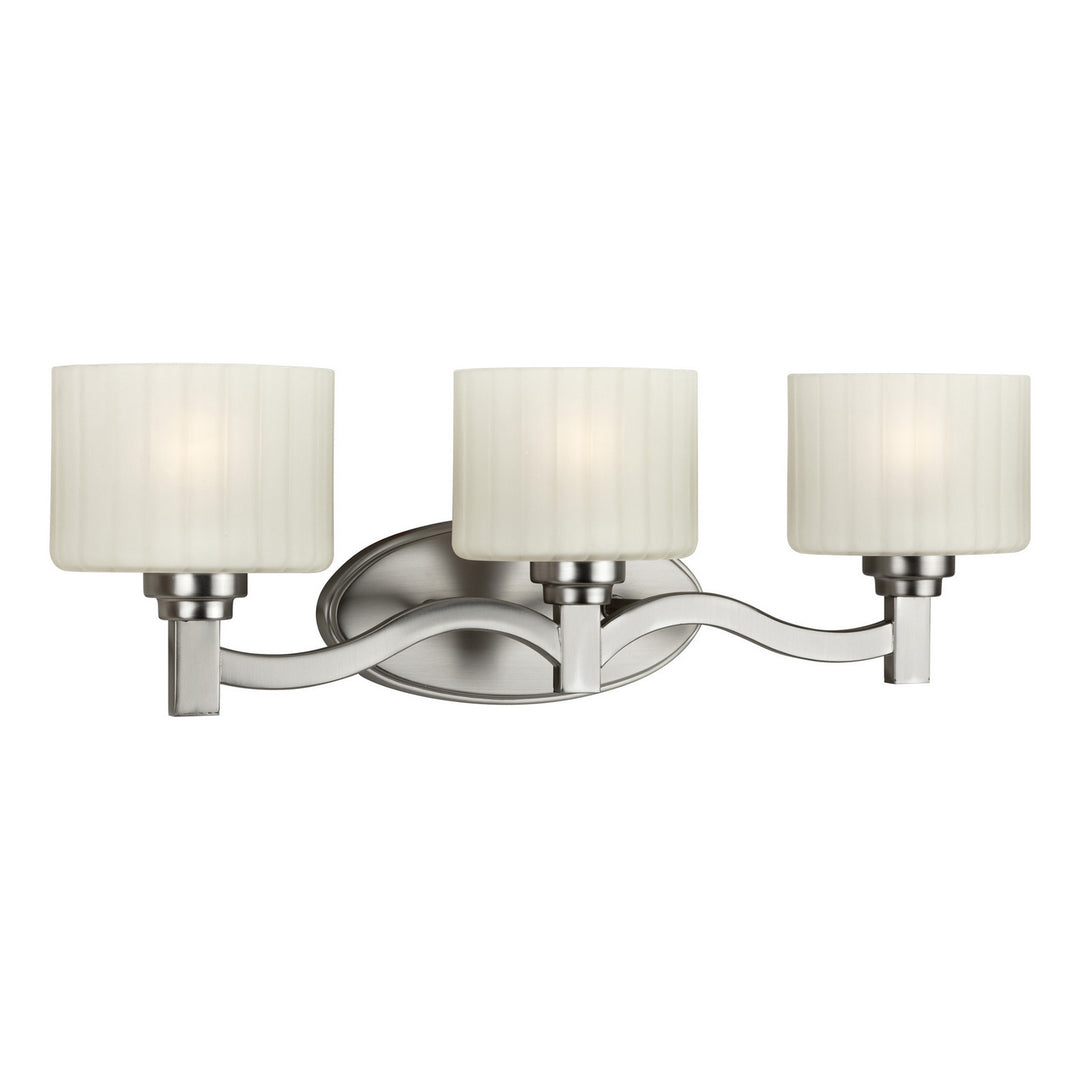 Forte 5188-03-55 Bath Vanity Light 24 in. wide - Brushed Nickel