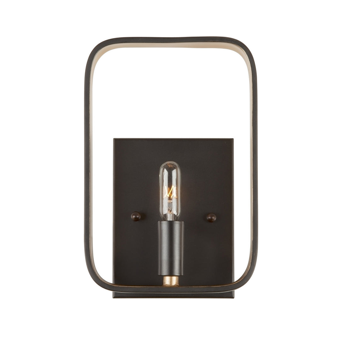 Forte 5196-01-42 Wall Light - Black/Gold