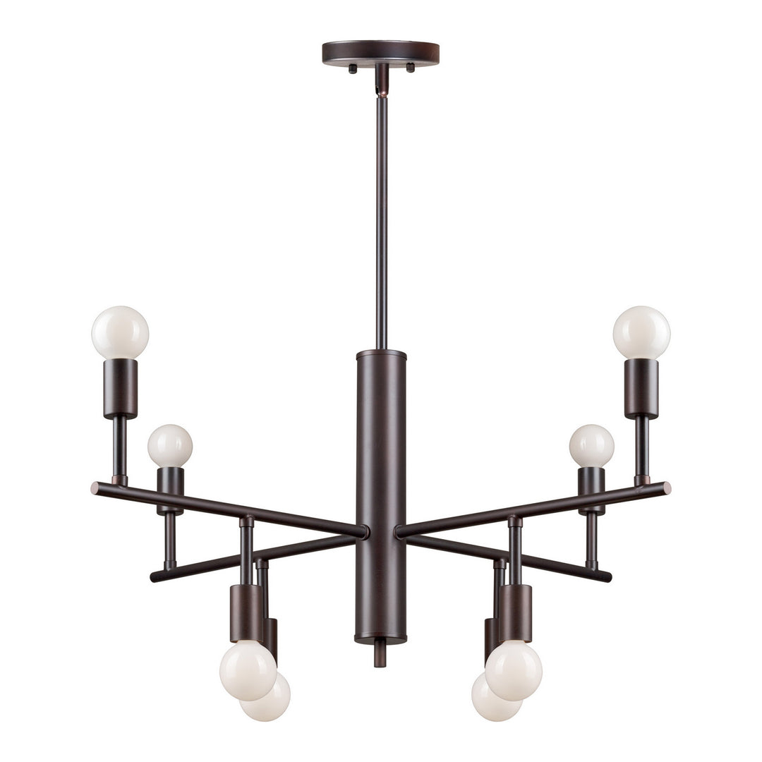 Forte 7091-08-32 Chandelier Light - Antique Bronze