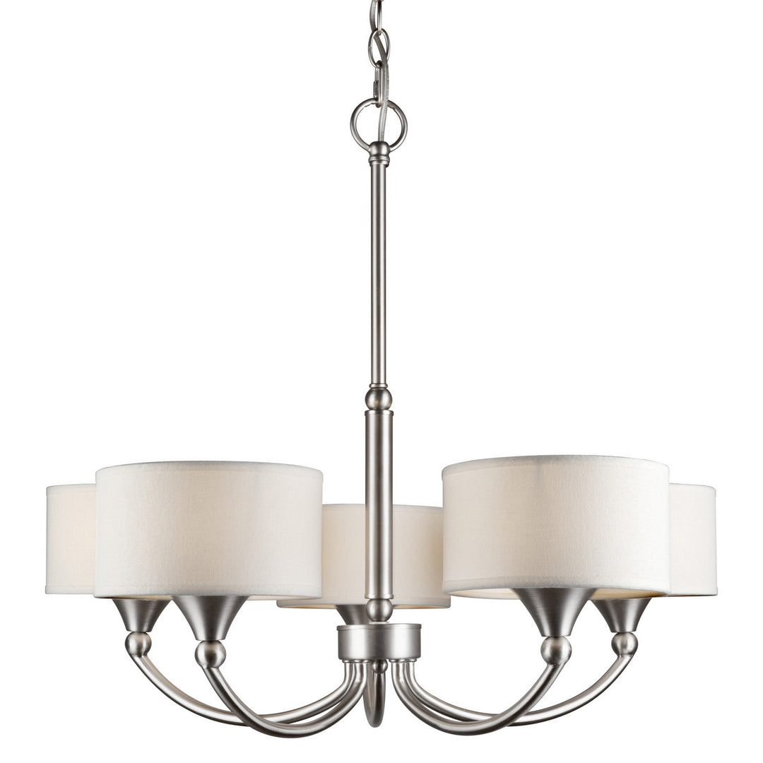 Forte 7092-05-55 Chandelier Light - Brushed Nickel