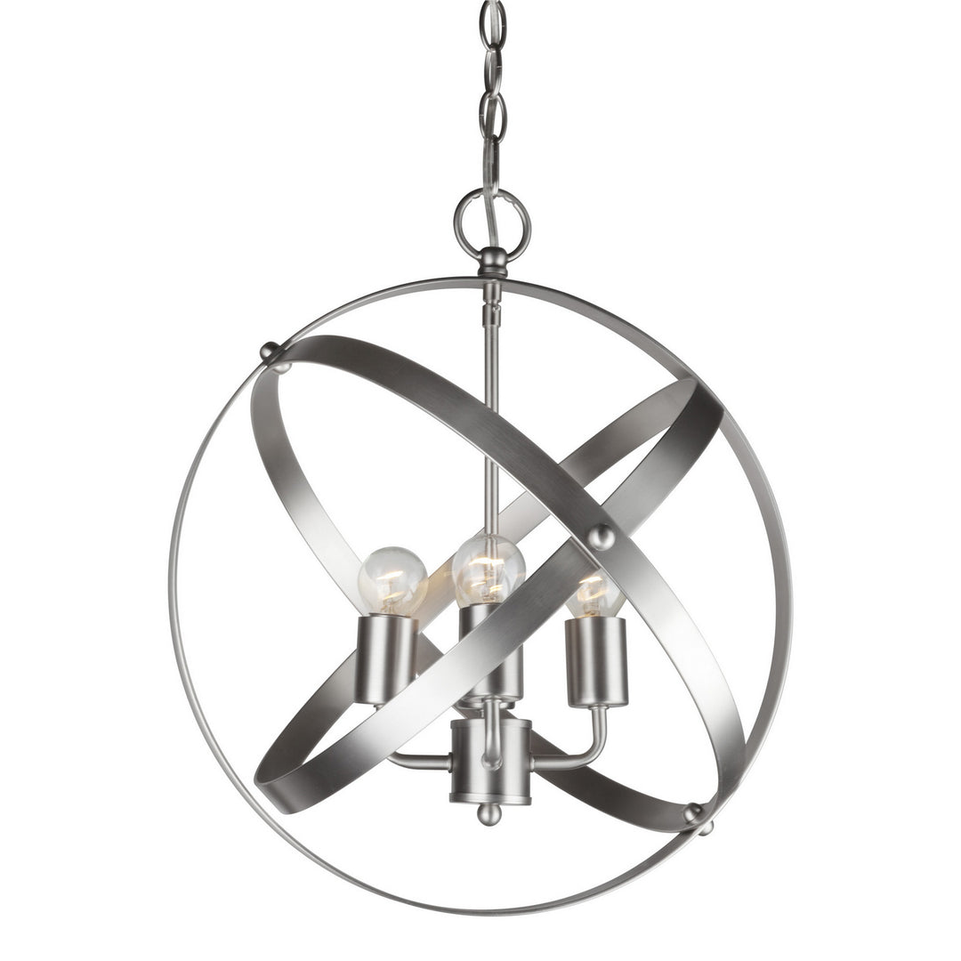 Forte 7094-04-55 Chandelier Light - Brushed Nickel