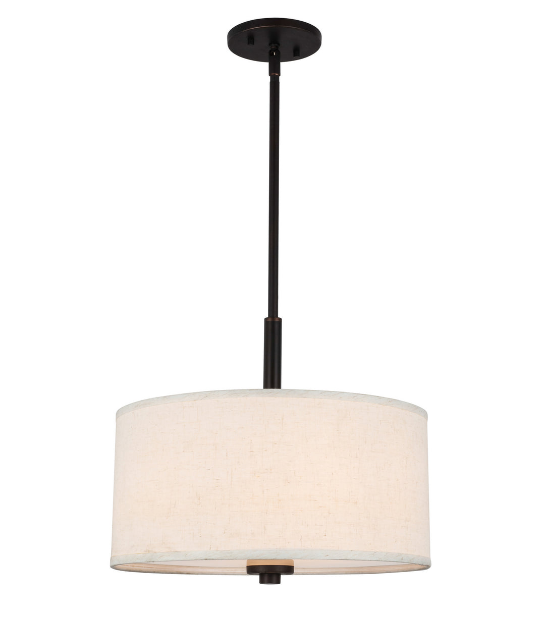 Woodbridge Drum - LED 13420MEBLE-S11500 Pendant Light - Bronze