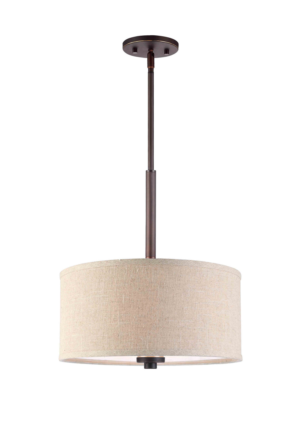 Woodbridge Drum - LED 13420MEBLE-S11501 Pendant Light - Bronze