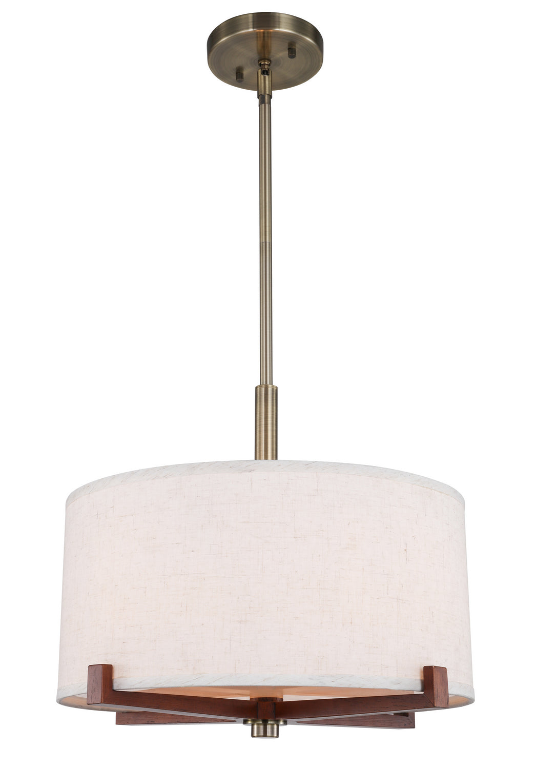 Woodbridge Brendan - LED 13422BRBLE-S11500 Pendant Light - Brass