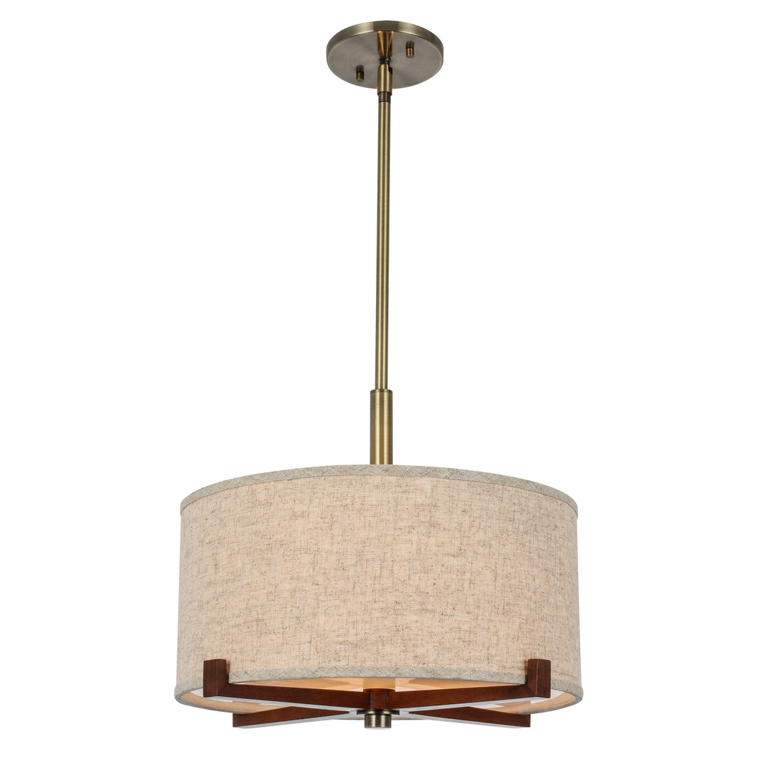 Woodbridge Brendan - LED 13422BRBLE-S11501 Pendant Light - Brass
