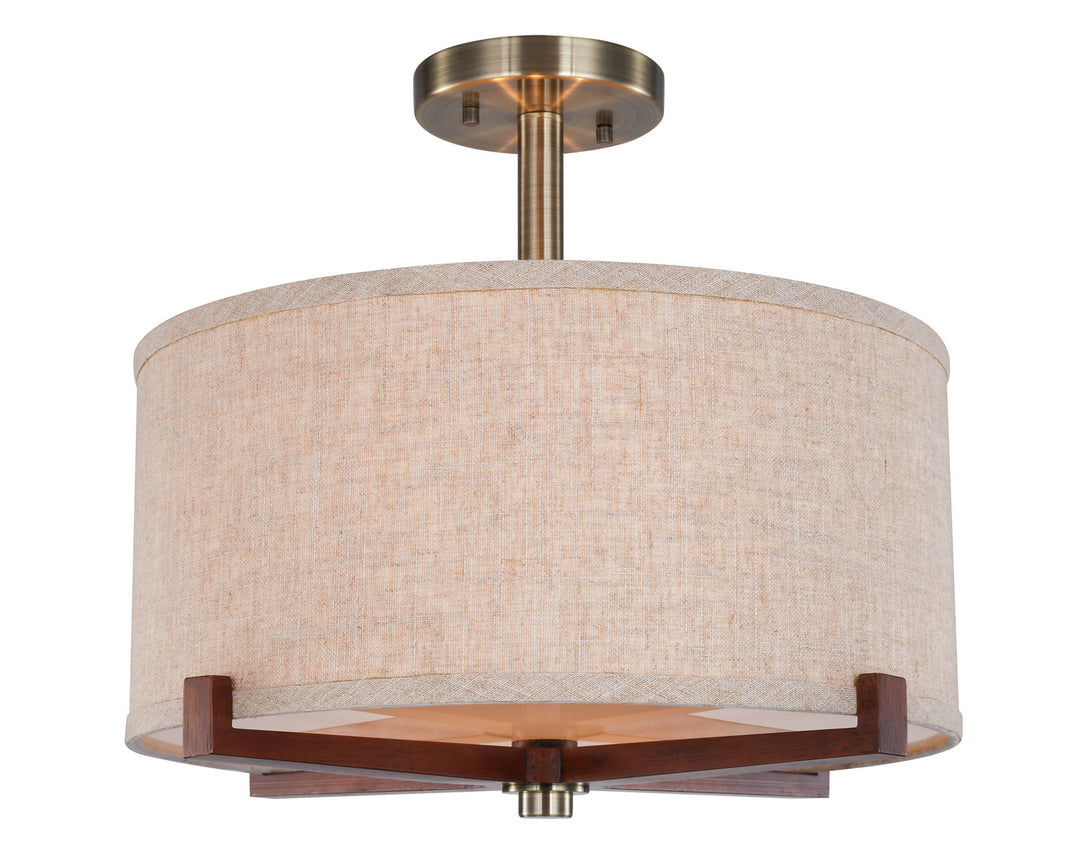 Woodbridge Brendan - LED 13437BRBLE-S11501 Ceiling Light - Brass