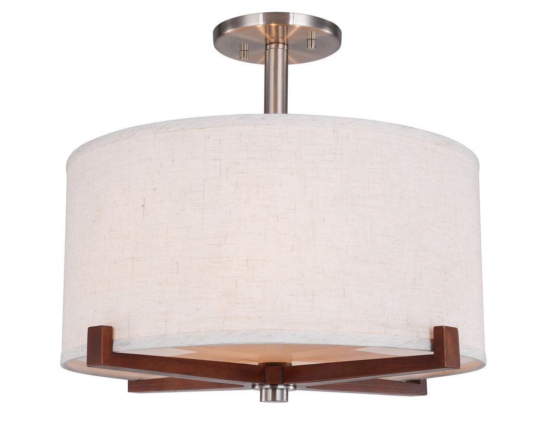 Woodbridge Brendan - LED 13437STNLE-S11500 Ceiling Light - Nickel