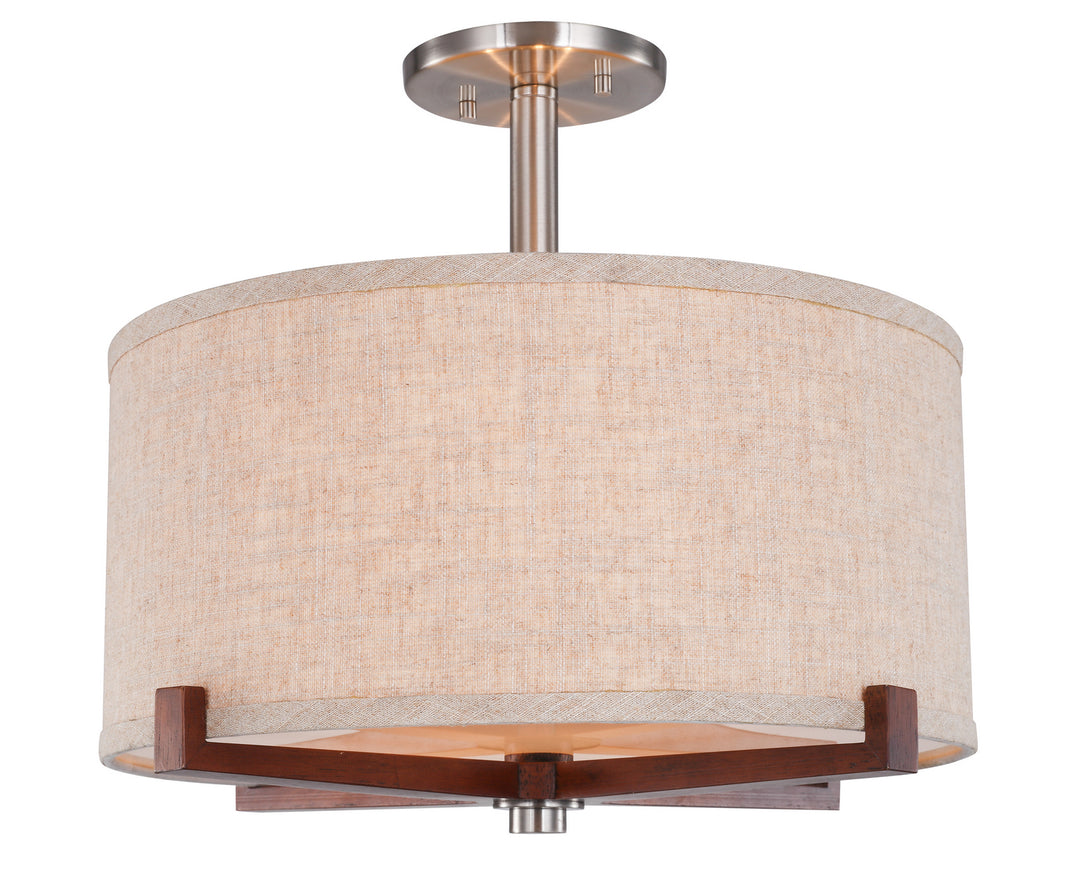 Woodbridge Brendan - LED 13437STNLE-S11501 Ceiling Light - Nickel