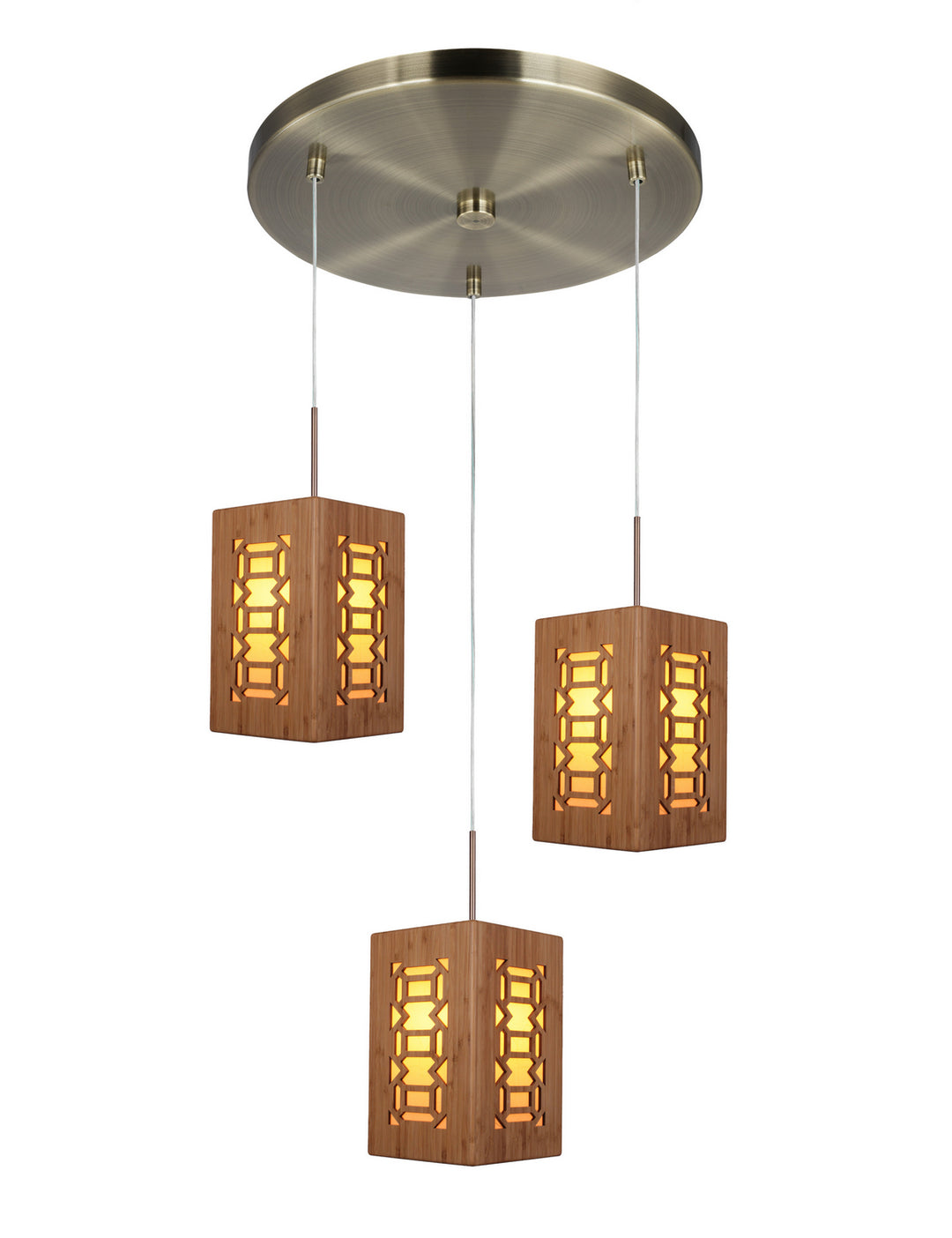 Woodbridge Light House 14024CBRWL-W3A2BB Pendant Light - Brass
