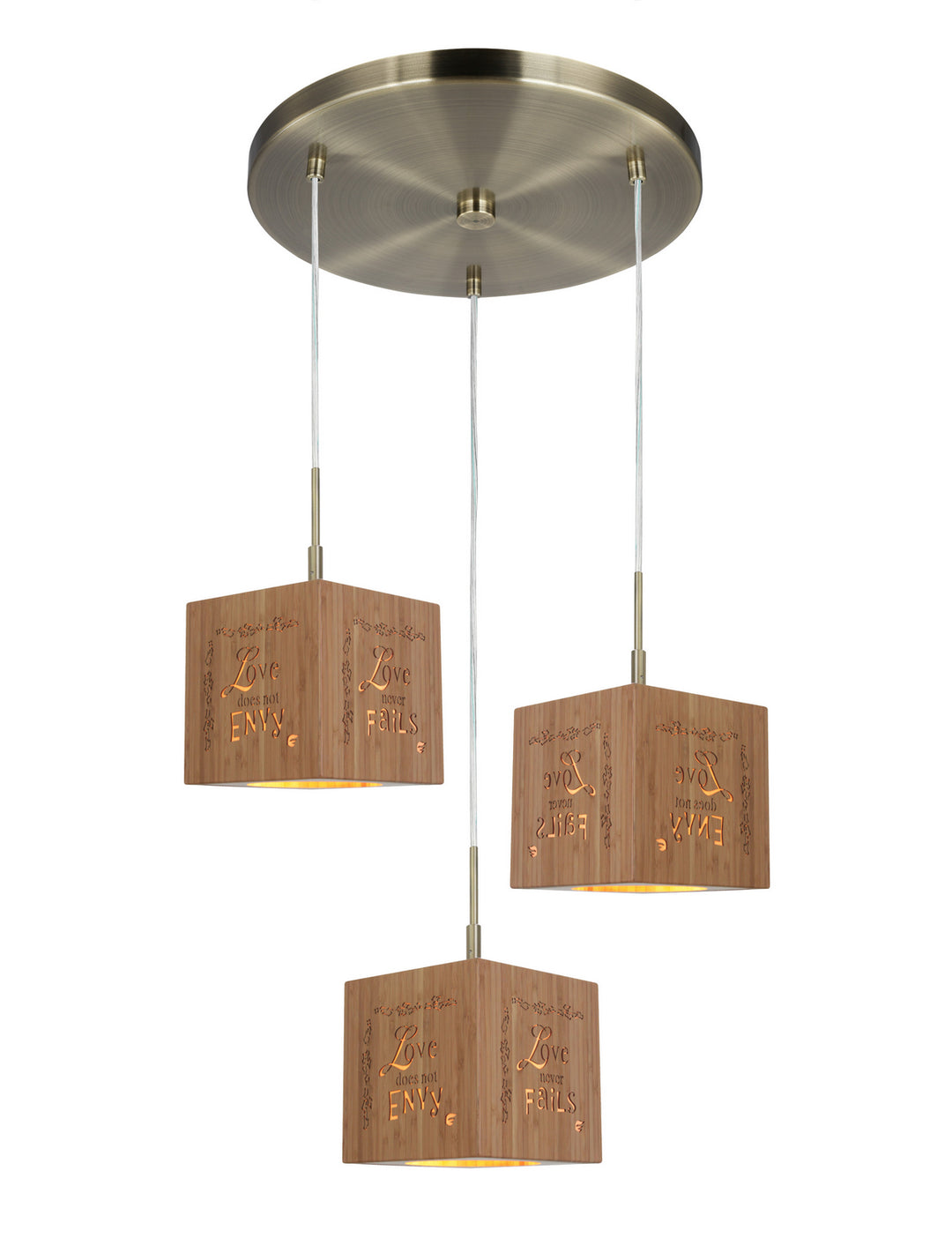 Woodbridge Light House 14024CBRWL-W3E1BB Pendant Light - Brass