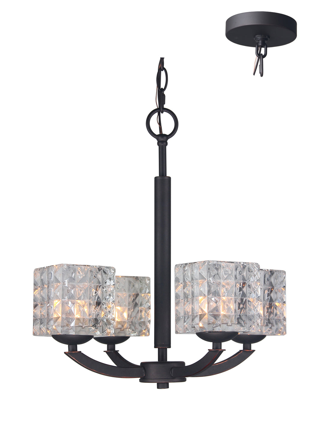 Woodbridge Mirage 14314MEBLE-C80410 Chandelier Light - Bronze