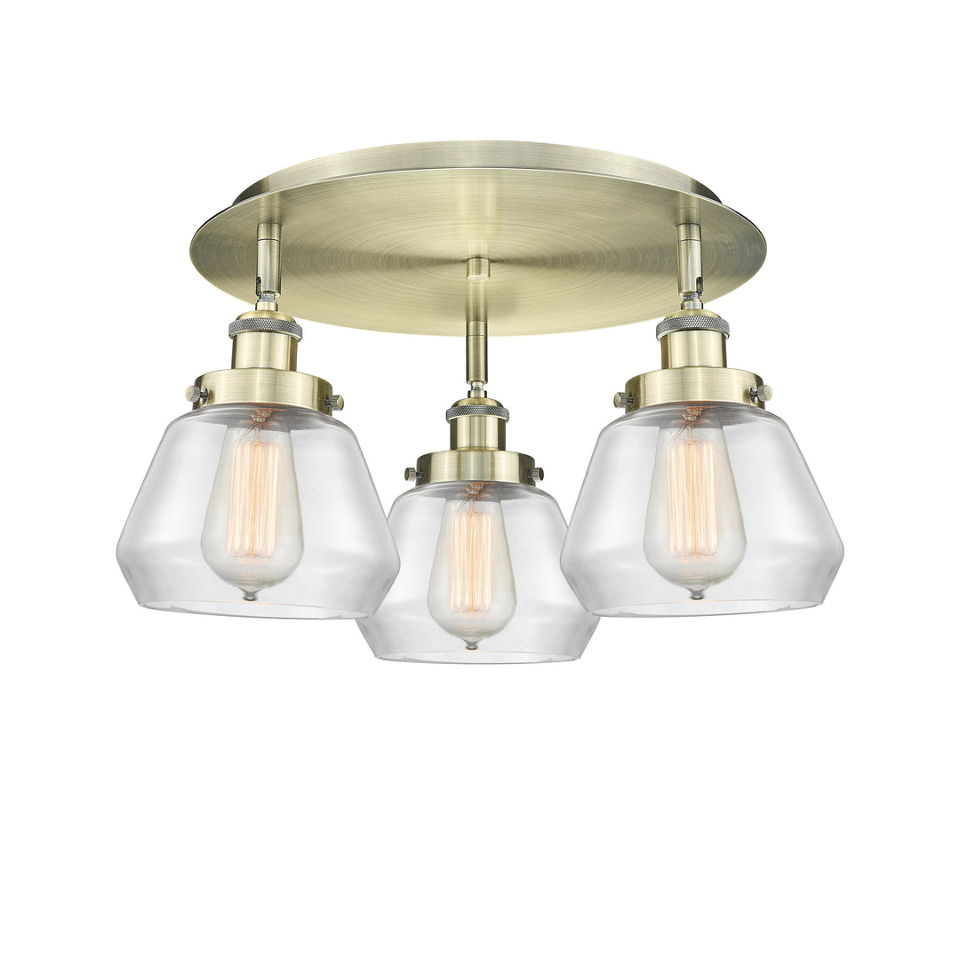 Innovations Downtown Urban 916-3C-AB-G172 Ceiling Light - Antique Brass