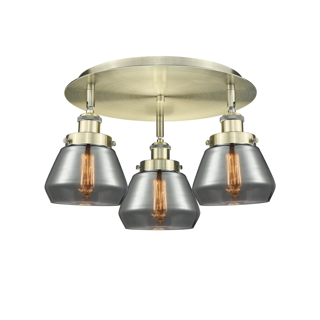 Innovations Downtown Urban 916-3C-AB-G173 Ceiling Light - Antique Brass