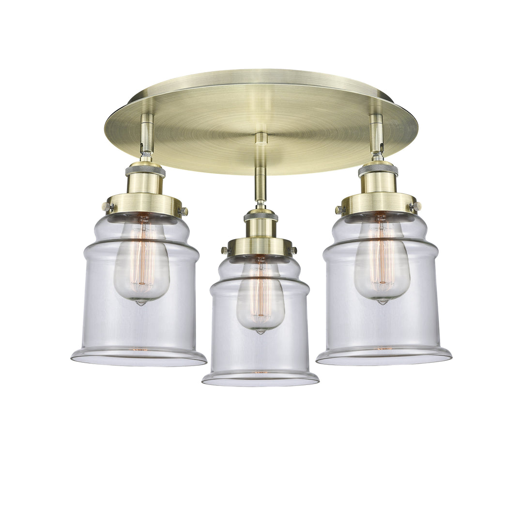 Innovations Downtown Urban 916-3C-AB-G182 Ceiling Light - Antique Brass