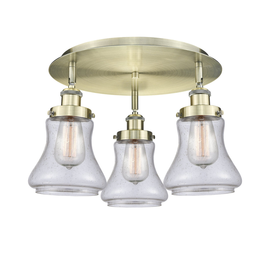 Innovations Downtown Urban 916-3C-AB-G194 Ceiling Light - Antique Brass