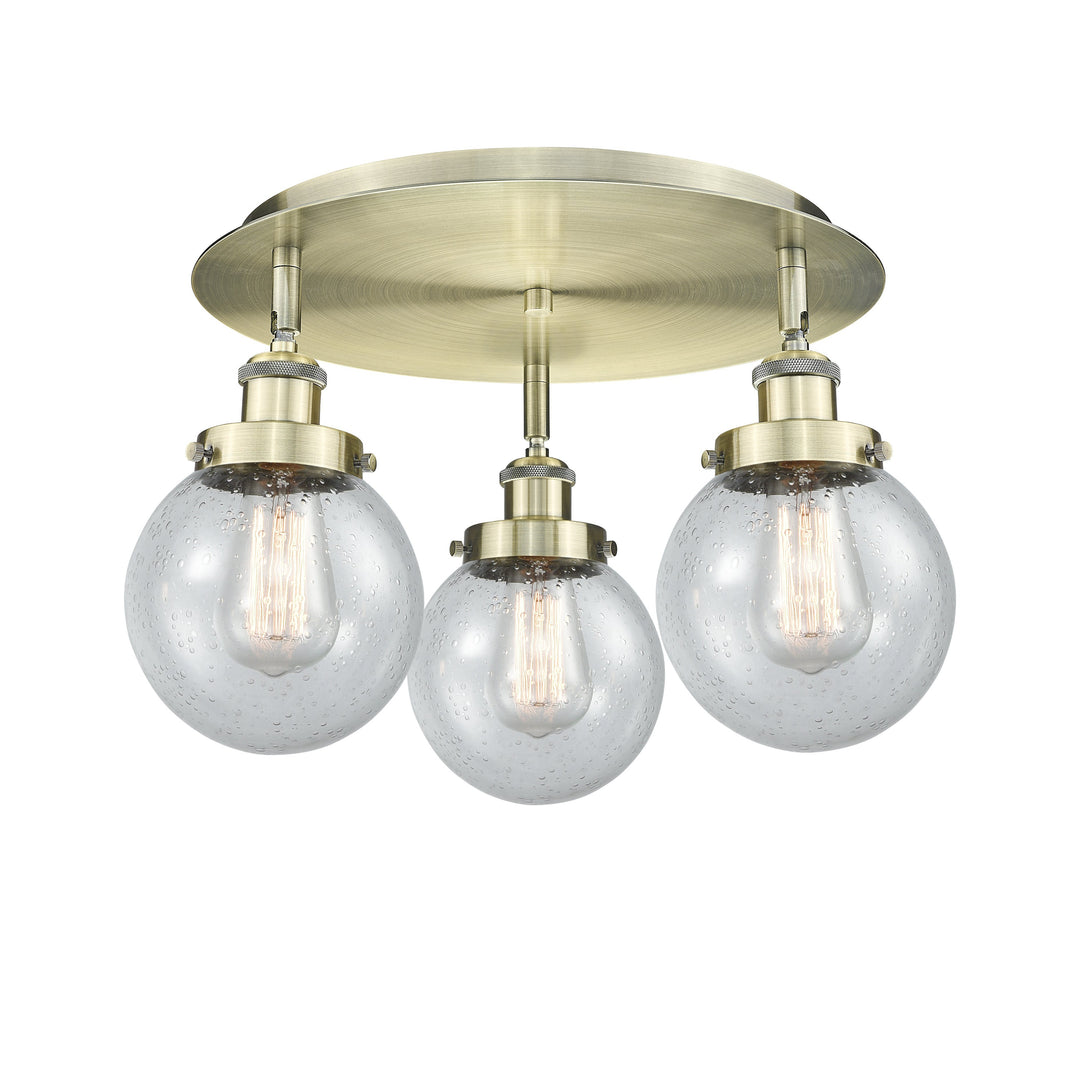 Innovations Downtown Urban 916-3C-AB-G204-6 Ceiling Light - Antique Brass