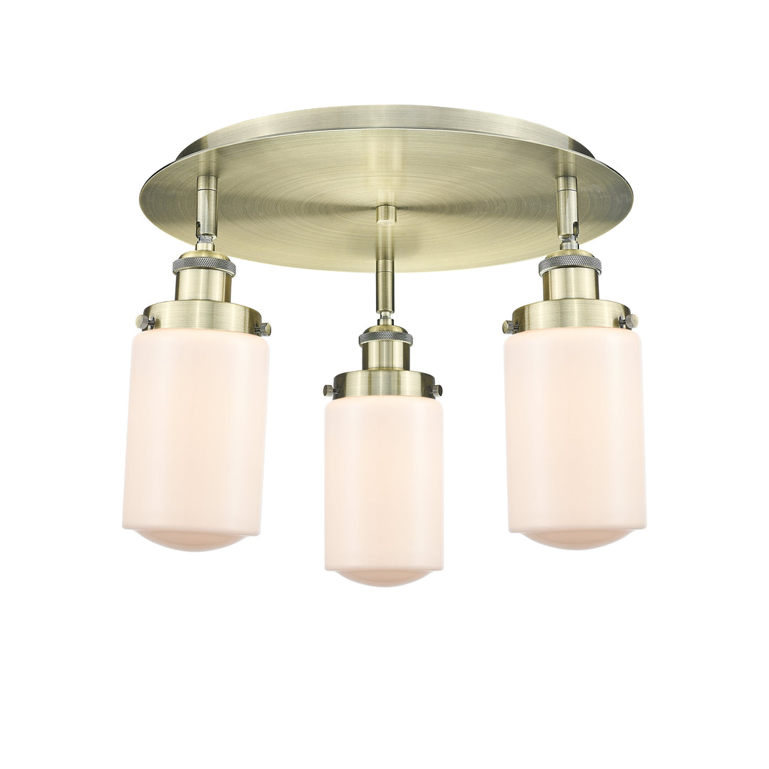 Innovations Downtown Urban 916-3C-AB-G311 Ceiling Light - Antique Brass