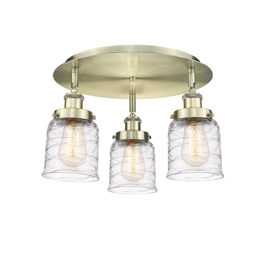 Innovations Downtown Urban 916-3C-AB-G513 Ceiling Light - Antique Brass