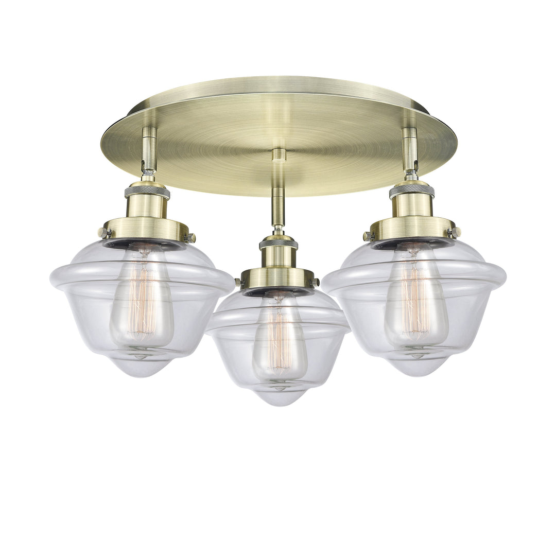Innovations Downtown Urban 916-3C-AB-G532 Ceiling Light - Antique Brass