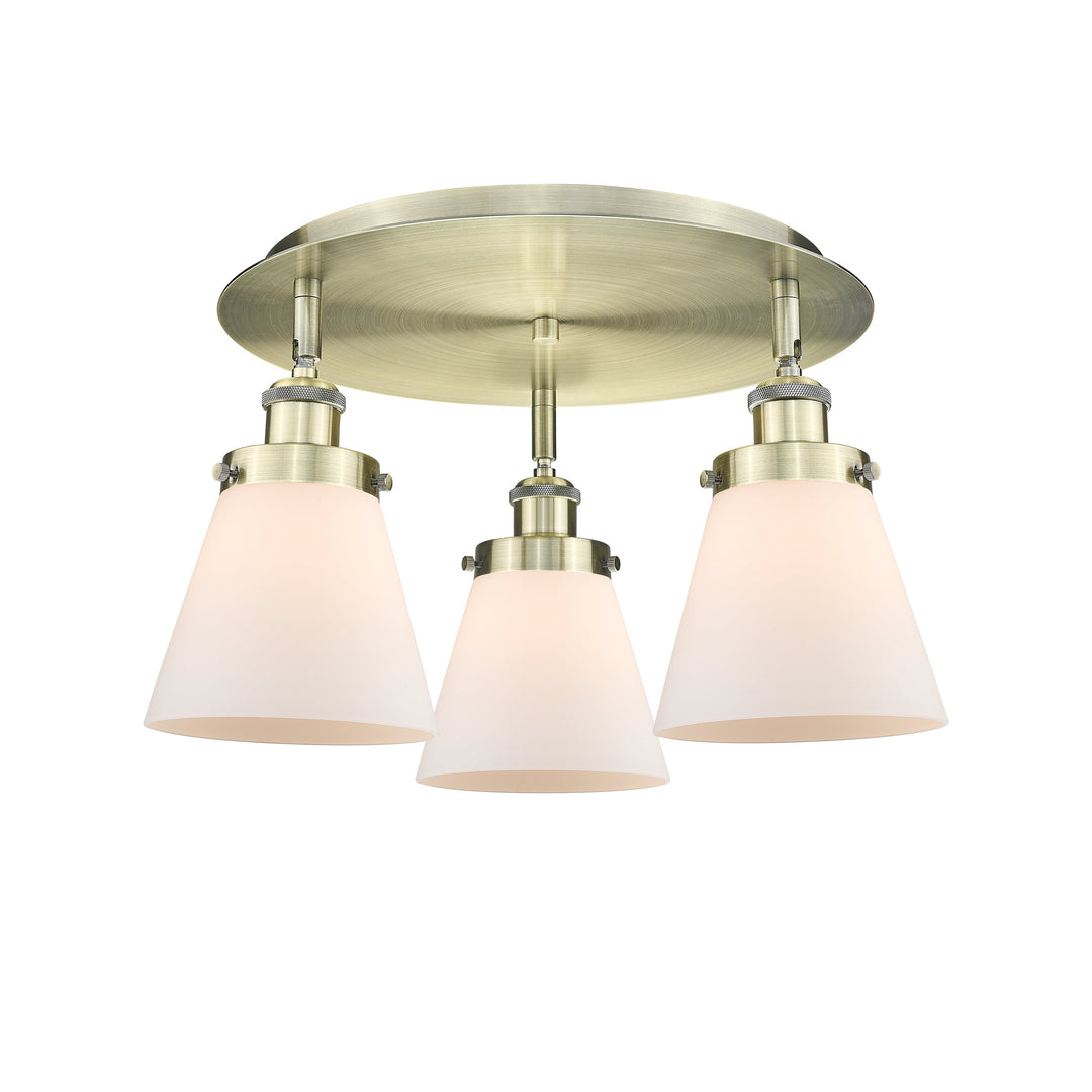 Innovations Downtown Urban 916-3C-AB-G61 Ceiling Light - Antique Brass