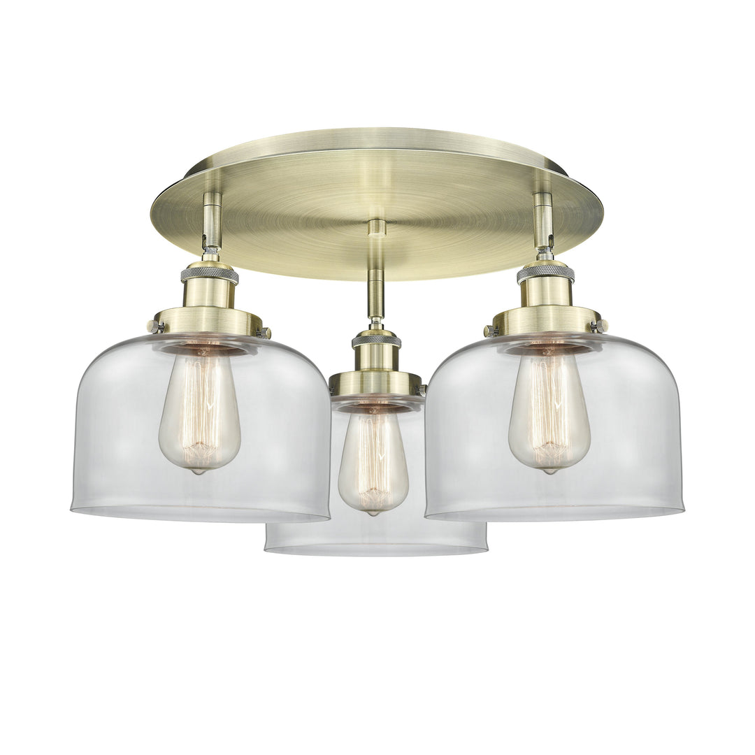 Innovations Downtown Urban 916-3C-AB-G72 Ceiling Light - Antique Brass
