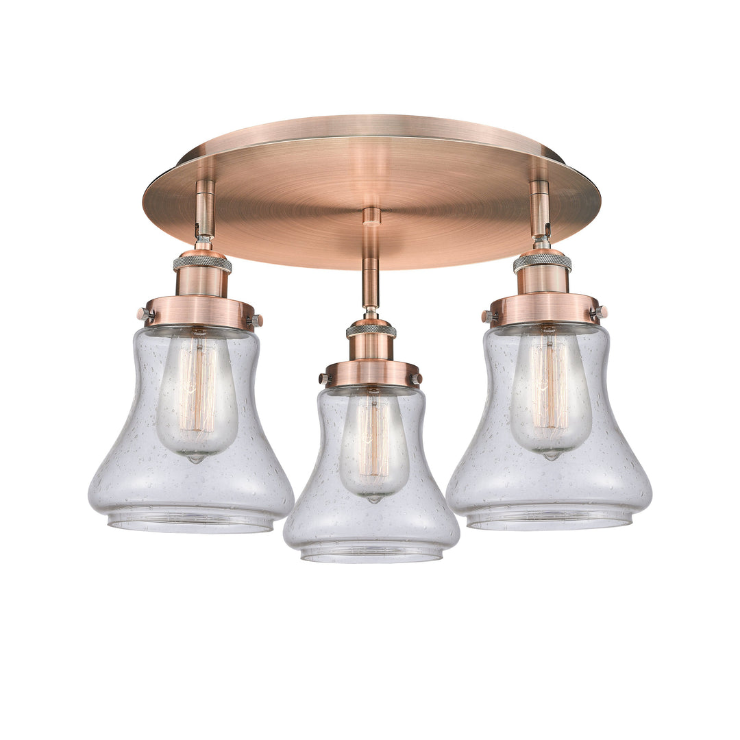 Innovations Downtown Urban 916-3C-AC-G194 Ceiling Light - Antique Copper