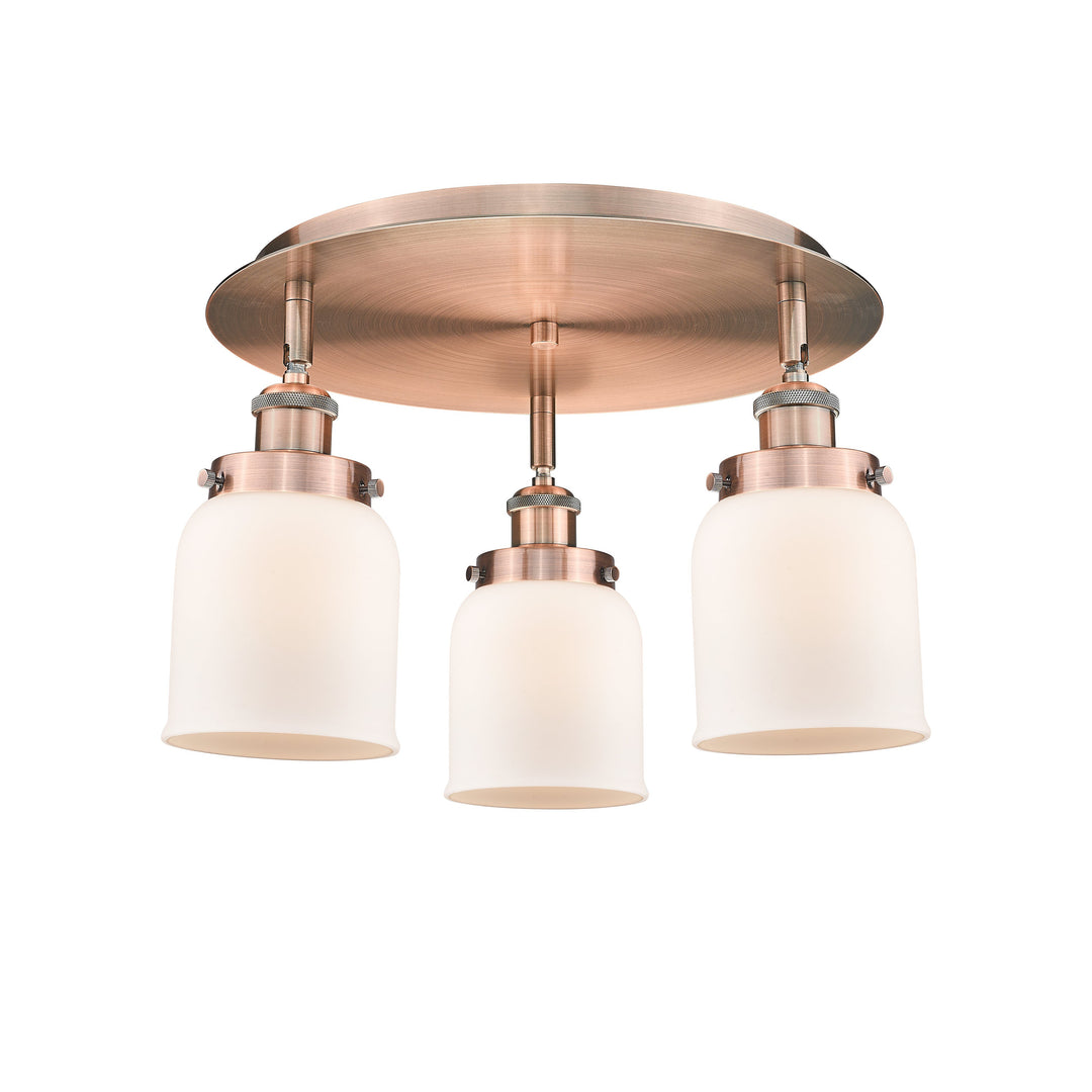 Innovations Downtown Urban 916-3C-AC-G51 Ceiling Light - Antique Copper