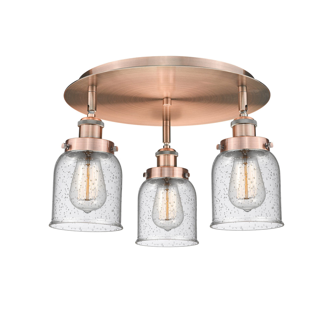 Innovations Downtown Urban 916-3C-AC-G54 Ceiling Light - Antique Copper