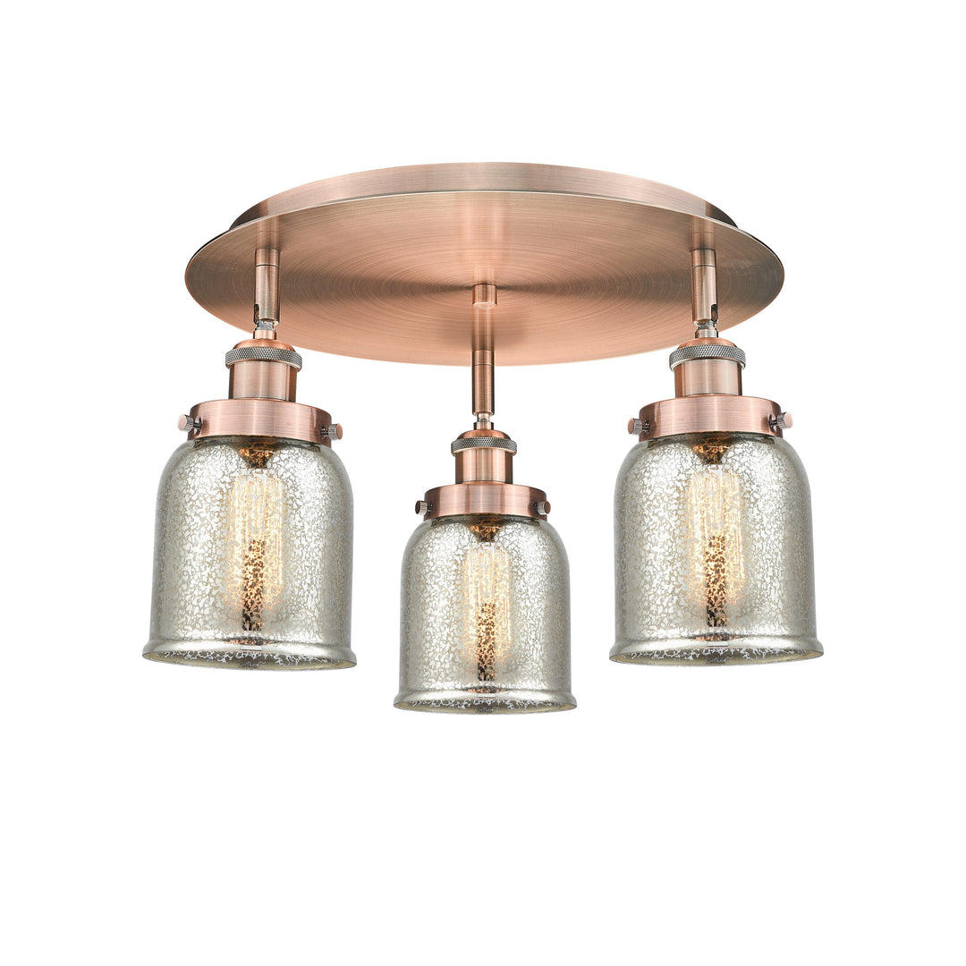 Innovations Downtown Urban 916-3C-AC-G58 Ceiling Light - Antique Copper