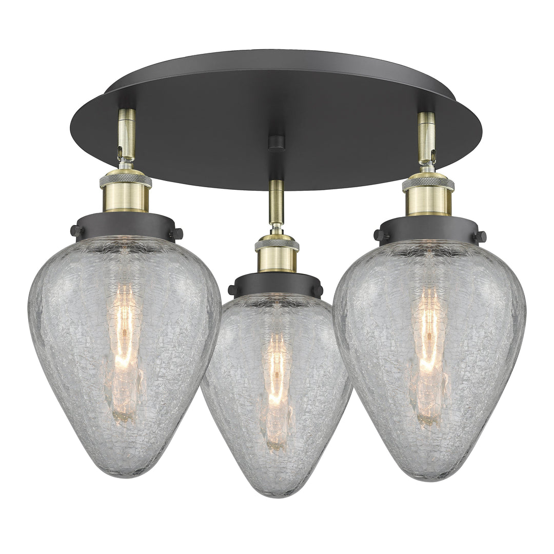Innovations Downtown Urban 916-3C-BAB-G165 Ceiling Light - Black Antique Brass