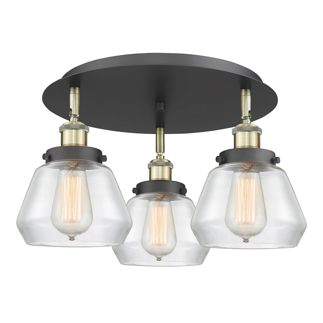 Innovations Downtown Urban 916-3C-BAB-G172 Ceiling Light - Black Antique Brass