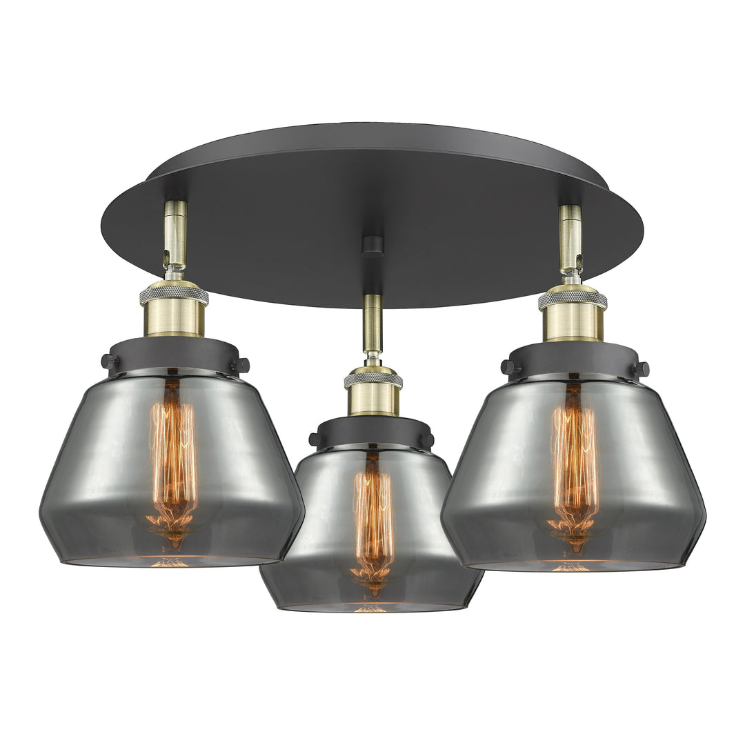 Innovations Downtown Urban 916-3C-BAB-G173 Ceiling Light - Black Antique Brass