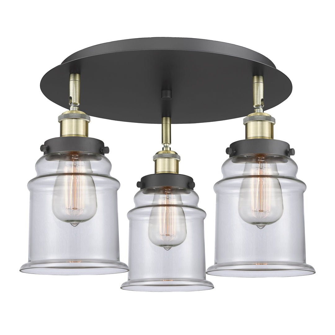 Innovations Downtown Urban 916-3C-BAB-G182 Ceiling Light - Black Antique Brass