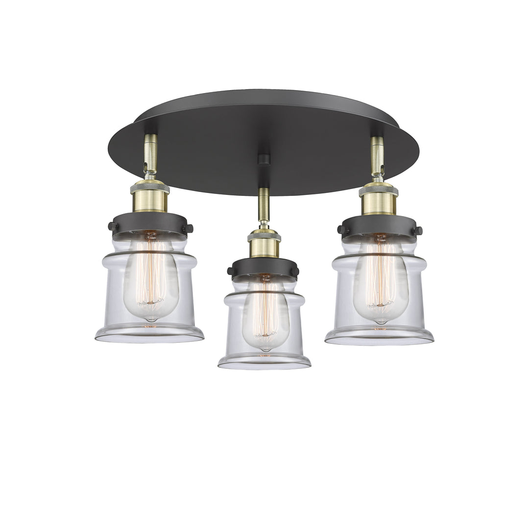 Innovations Downtown Urban 916-3C-BAB-G182S Ceiling Light - Black Antique Brass