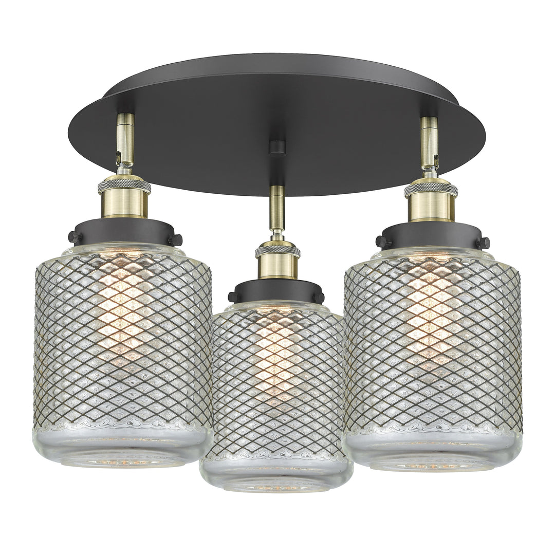 Innovations Downtown Urban 916-3C-BAB-G262 Ceiling Light - Black Antique Brass