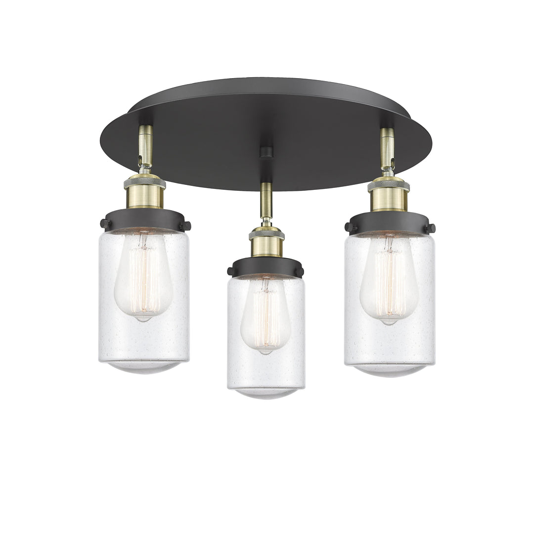 Innovations Downtown Urban 916-3C-BAB-G314 Ceiling Light - Black Antique Brass